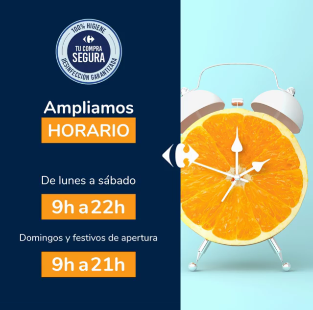 Carrefour Vecindario amplia su horario